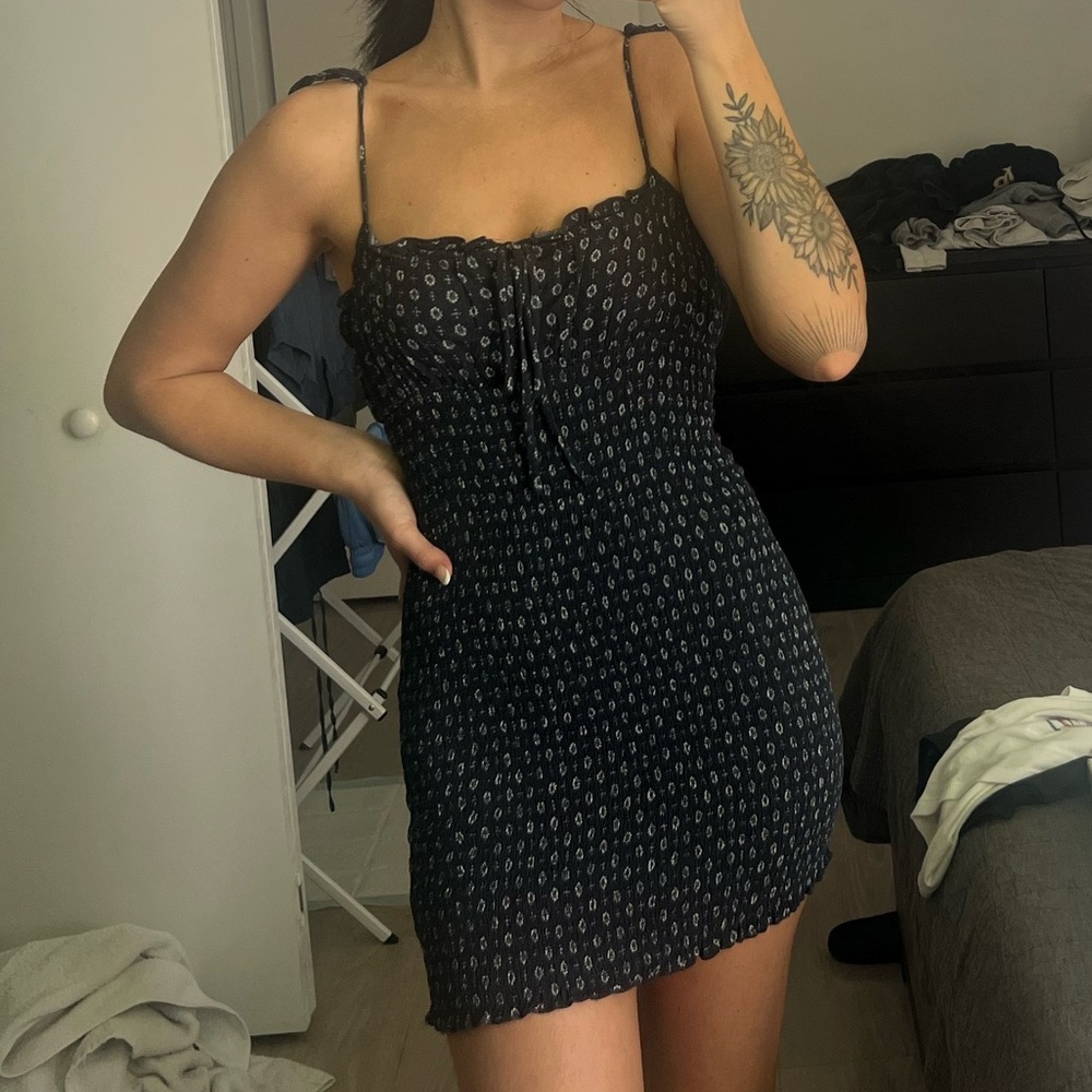Ribbed Mini Dress